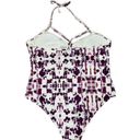 One Piece 4/$25 BUNDLE SALE! PURPLE WATERCOLOR HALTER  SWIM SUIT WITH CUTOUT! Photo 3