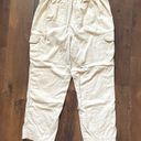 Woman Within  écru cargo pants, size 12W petite Photo 2