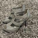 Fioni Night Formal Silver Heels Photo 0