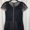 Milly  Black Mesh Back LBD Cocktail Dress Sz.6 Photo 8