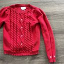 Daisy Springfield Reconsider Red Knit Sweater  Embroidered Crew Neck Size Medium Photo 1