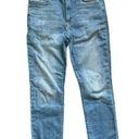 Hudson Jeans Hudson Blair High Rise Rolled Cuff Straight Crop Light Wash Jeans | Blue | 27 Photo 2