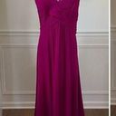 Ralph Lauren NWT Lauren  Raspberry Chiffon Formal Gown Dress $240 16 Photo 0