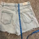 ZARA high waist Denim cut off jeans shorts Photo 8