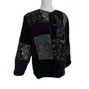 indigo. Moon Embroidered Coat Purple Photo 0