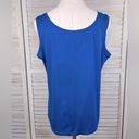 Alfani  (Woman) Stretchy Tank Top Blue-1X Photo 1