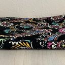 Vera Bradley  IPad Laptop Bag Floral Print on Black EUC Like New Photo 2