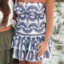 These Three Boutique Blue And White Dress Photo 1