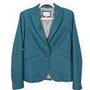 Andrew Marc WILLOW GLENN by  Teal Vivian Wool Blend Blazer Stitch Fix Women's 6 Photo 0