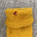 Yellow Long Wool Polka Dot Gloves Photo 8