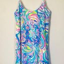 Lilly Pulitzer  Dress Medium Zanna Silk in Guilty Pleasure Bright Sundress Ruffle Photo 1