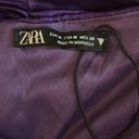 ZARA  Strapless Mini Dress Purple Women Size Medium EUC Photo 2