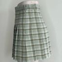 Comfy And Ready Plaid Skorts in Mint Green Size undefined Photo 6