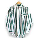 Vintage Hunter's Glen Western Cowboy Vertical Stripe Shirt Multi Size 12 Photo 0