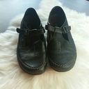 EastLand  Black Leather Loafer Sandals Photo 1