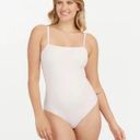 Spanx ® Rib Camisole Thong Bodysuit in Ice Pink Size S Photo 1