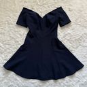 Cinq à Sept Cinq A Sept Dress Kenna Off The Shoulder Mini Navy 6 NWT New Photo 2