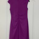 Kay Unger  Purple Ruched Sheath Dress Photo 3