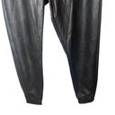 Commando  Women’s Faux Leather Jogger Pants Size XS in Black Photo 4