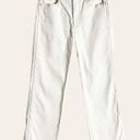 3x1 Anthropologie  Joni White Stitched High Rise Straight Leg Jeans Size 26 Photo 5