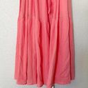 Christy Dawn  Bianca Tiered Dress Coral Square Neck Photo 7