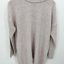 cupio  Sweater Women SIZE XL Pink Grey Shimmer Long Sleeve Knit Pullover Photo 0