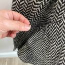 Anne Klein  Herringbone Virgin Wool Open Front Jacket Size 4 Photo 5