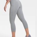 All In Motion New  High Waisted Capri Leggings Sculpted Crop Heather Grey Photo 1