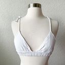 437  White Tie Shoulder Bikini Top Photo 7