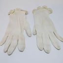 Vintage White Gloves with Lace Trim Photo 0