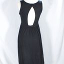 Bongo Black Open Back High Low Dress with Gold Pyramid Spike Detailing Size Medium Photo 5