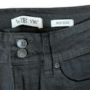 Ymi  Wanna Betta Butt? Mid-Rise Distressed Stretch Skinny Black Jeans Women 29 Photo 7