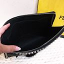 Fendi Authentic  RARE Limited Edition XL Studded Saffiano Karl Clutch Bag Photo 5