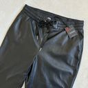 n:philanthropy Scarlett Faux Leather Jogger Pants In Black Photo 4