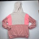 American Eagle  Sweatshirt Womens Size X-Small Pink Colorblock Jegging Fit Hoodie Photo 9