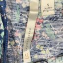 LC Lauren Conrad Lauren Conrad blue floral/bird print peplum tank Photo 1