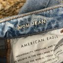 American Eagle AE Strigid Ripped Mom Jean Straight Leg Distressed High Rise Festival Womens 00R Photo 7