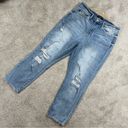 Judy Blue  Tell It To Me Straight Leg Distressed High Rise Jeans Blue Size 15/32 Photo 4