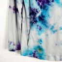 J.Jill Pure  Small Top Winter Flurry Tie Dye Handmade Gray Blue Purple Cotton 657 Photo 4