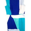Tracy Reese Plenty  Dress Blue White Colorblock Vien Knee Length Back Zip NWT 395 Photo 9