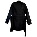 Coach  NEW YORK Mid Length Luxury Black Double Breasted  L/S Trench Coat Size S Photo 2