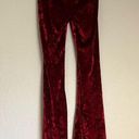 Daisy  Del Sol Pants XS Womens Crushed Velvet Hippie Boho Flare Bell Bottoms Wide Photo 3