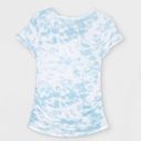 Isabel Maternity  Short Sleeve V-Neck Side Shirred T Shirt -Tie Dye Women's XS Photo 1