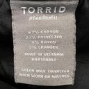 Torrid  Super Soft Black Skinny Jeans Size 16R Triple Burton Zip Fly Photo 4