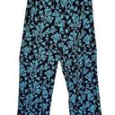 Lane Bryant  Pants Womens Size 18 Blue Floral Wide Leg High Rise Pull On Pockets Photo 0