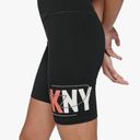 DKNY  Women's Sport High Waist Rhinestone Logo Bike Short Size Medium Photo 0