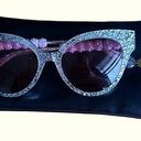 Lele Sadoughi  Rose Glitter Chelsea Cat Eye Sunglasses Photo 0