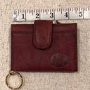 Burton  Red Leather Wallet and ID Card Holder Photo 0