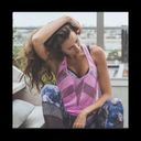 Lululemon  White If You’re Lucky Mesh Tank top in Bubble Gum pink Photo 5