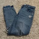 Abercrombie & Fitch Abercrombie And Ditch Distressed Mom Jeans Size 6  Photo 0